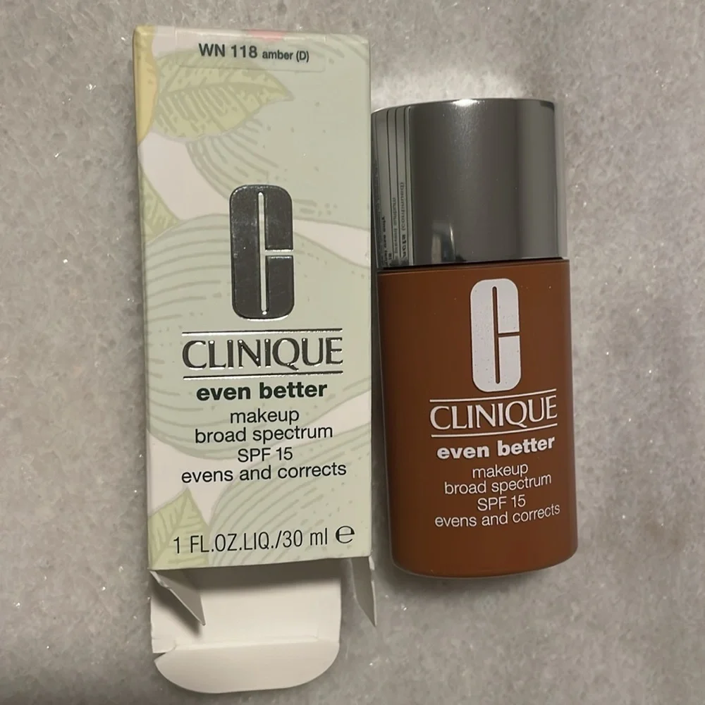 Clinique even better make up broad spectrum SPF 15 WN 118 Amber D new Sz 1fl oz